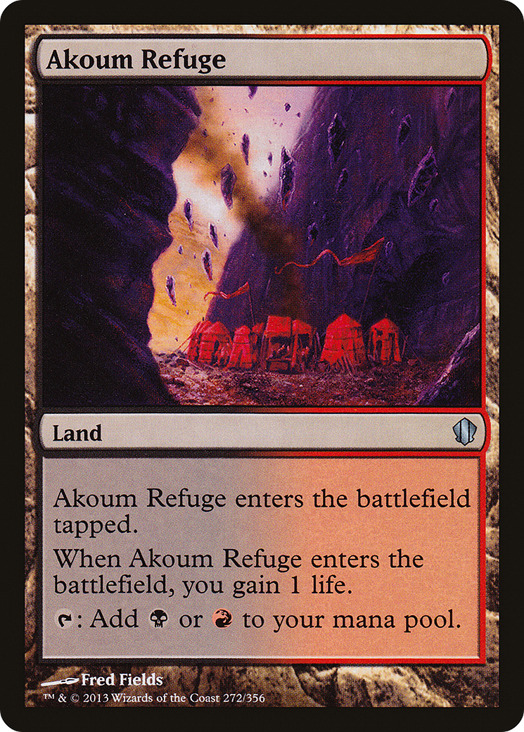 Akoum Refuge (C13-272) [Commander 2013]