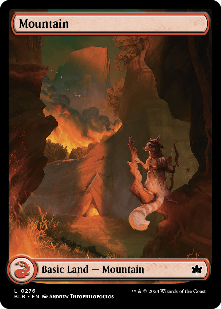 Mountain (BLB-276) [Bloomburrow] Foil