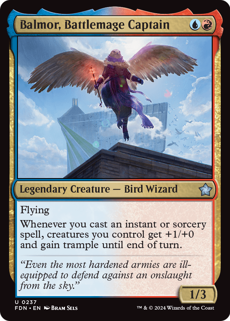 Balmor, Battlemage Captain (FDN-237) [Foundations] Foil