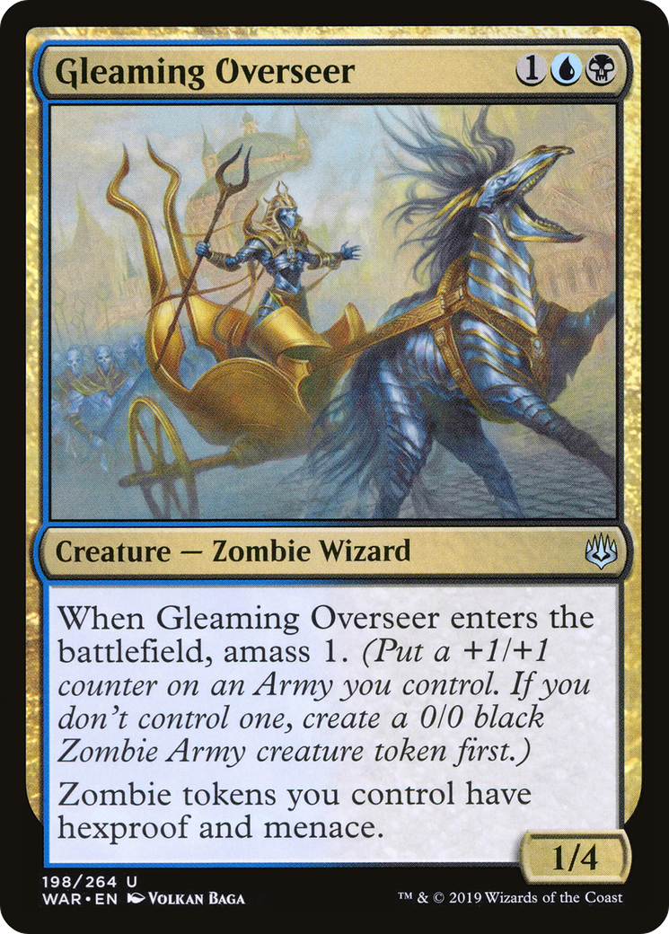 Gleaming Overseer (WAR-198) [War of the Spark] Foil