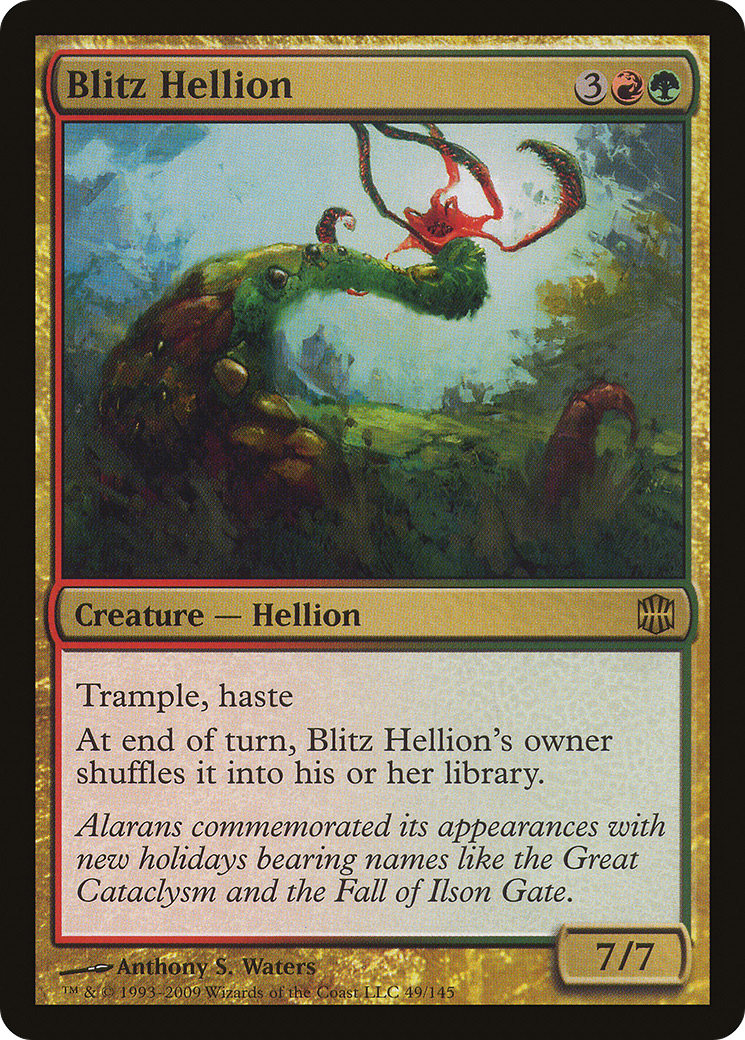 Blitz Hellion (ARB-049) [Alara Reborn] Foil