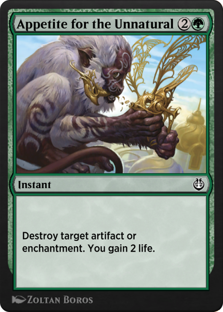 Appetite for the Unnatural (KLR-151) [Kaladesh Remastered]