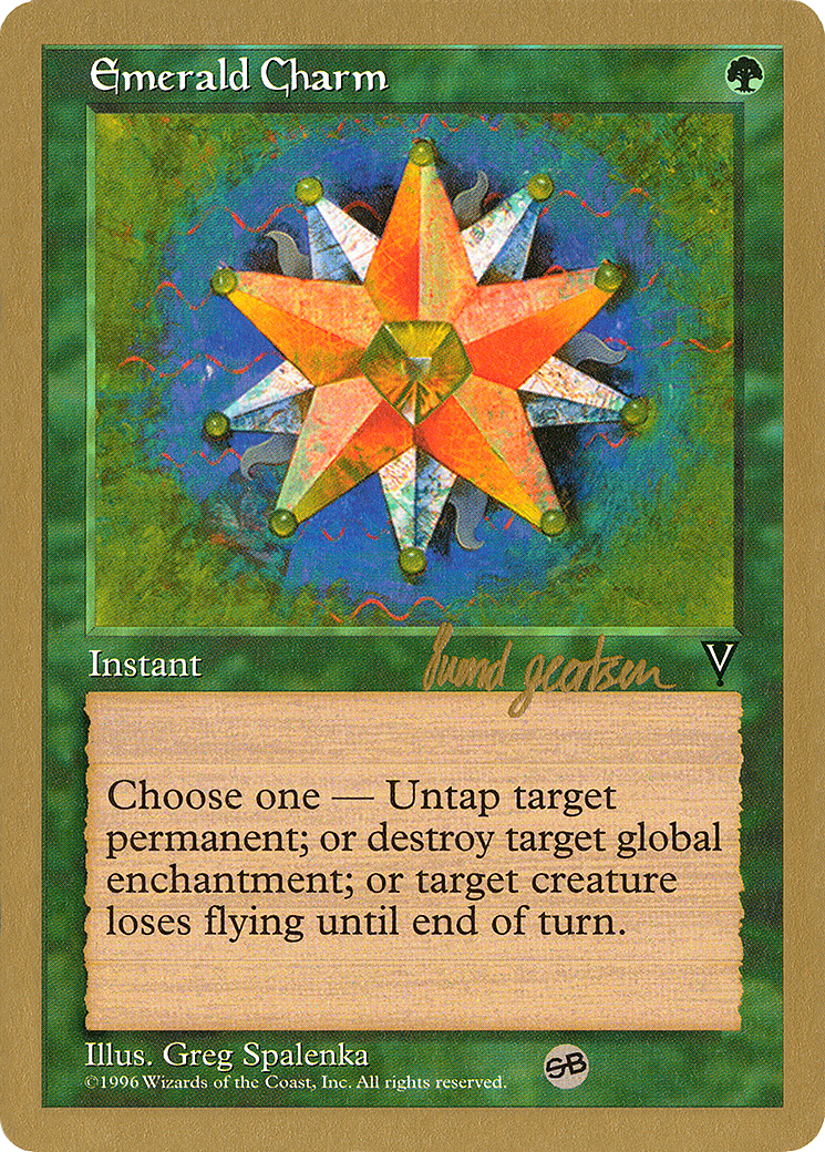Emerald Charm - 1997 Svend Geertsen (VIS) (SB) [World Championship Decks 1997]