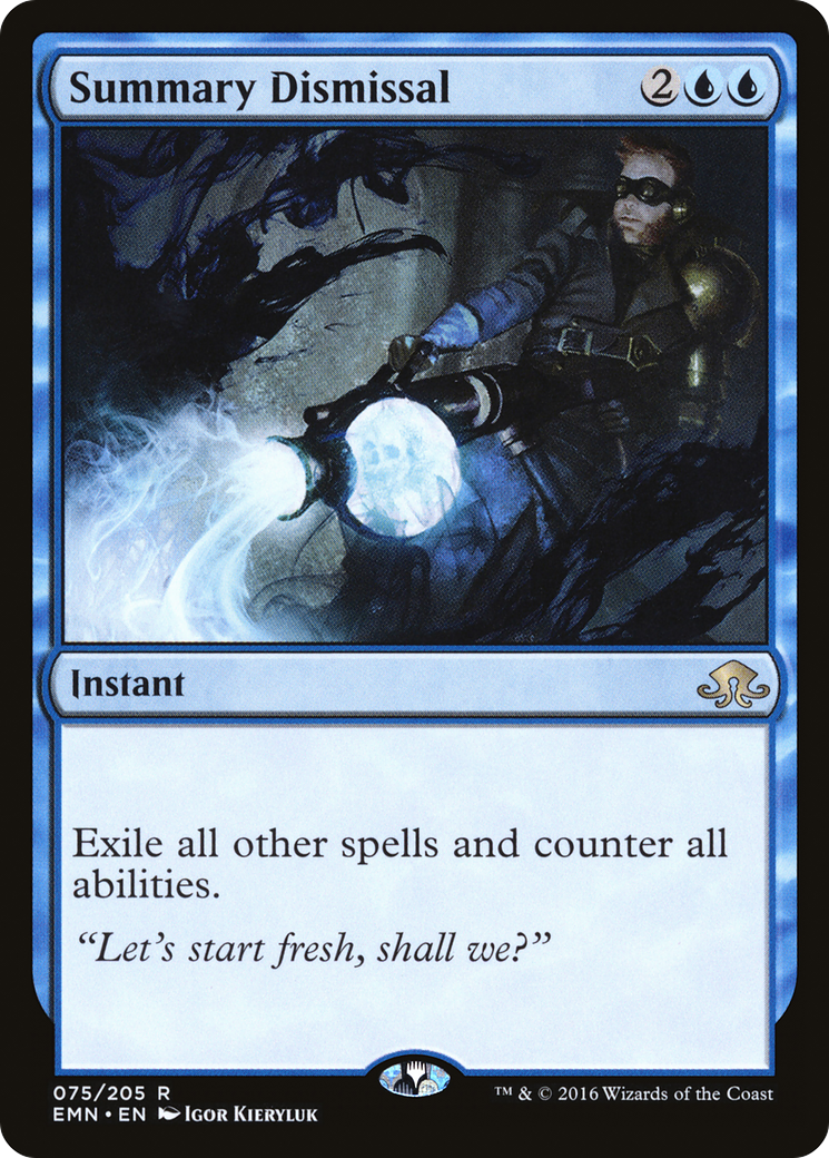 Summary Dismissal (EMN-075) [Eldritch Moon] Foil