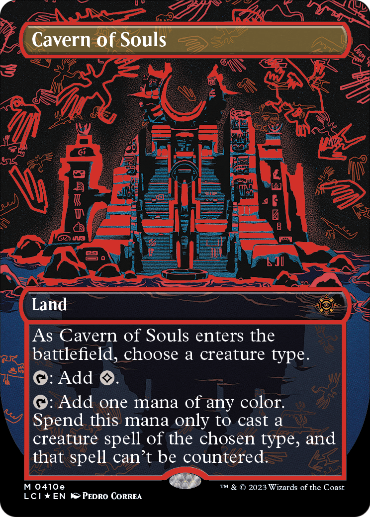 Cavern of Souls (LCI-410E) (Borderless) [The Lost Caverns of Ixalan] Foil