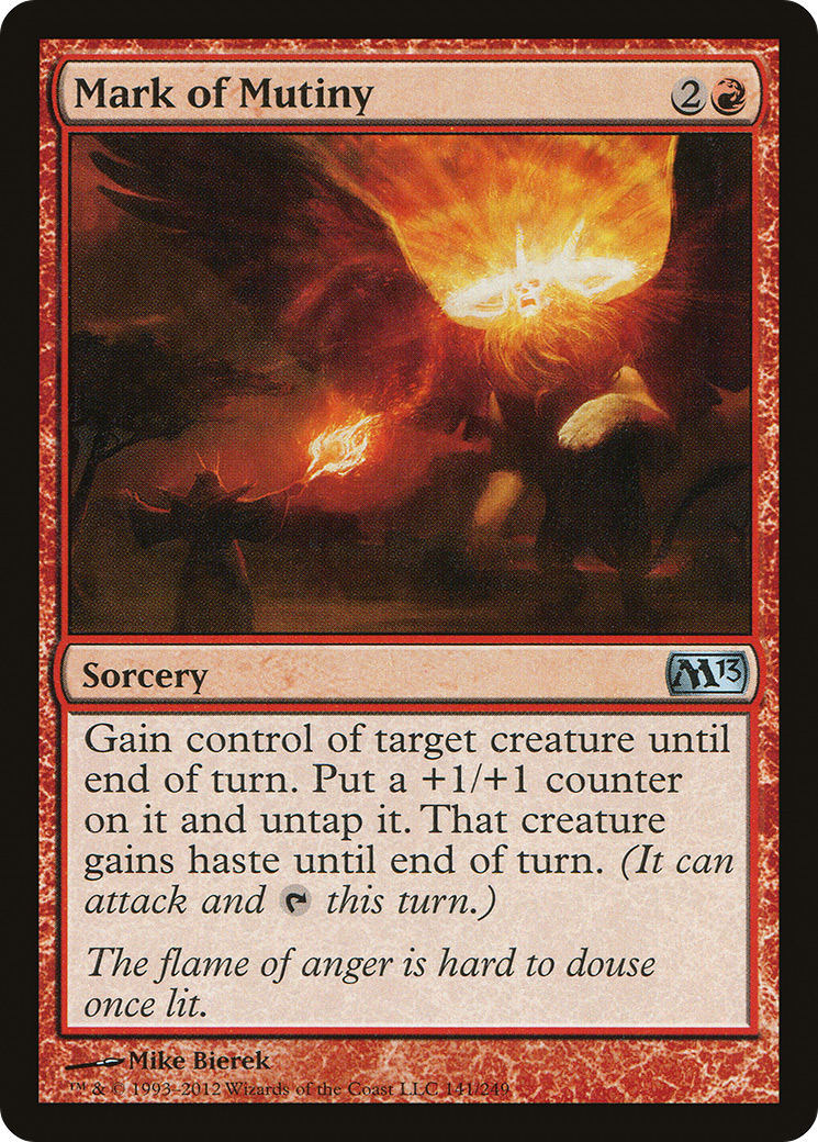 Mark of Mutiny (M13-141) [Magic 2013] Foil