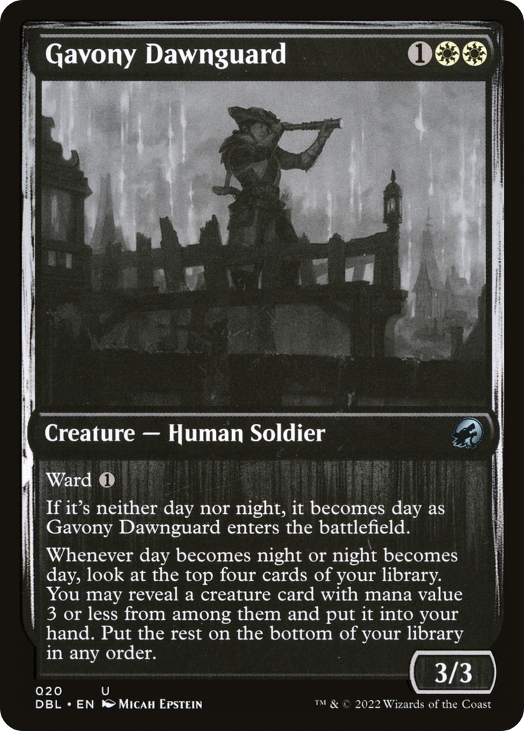 Gavony Dawnguard (DBL-020) [Innistrad: Double Feature]