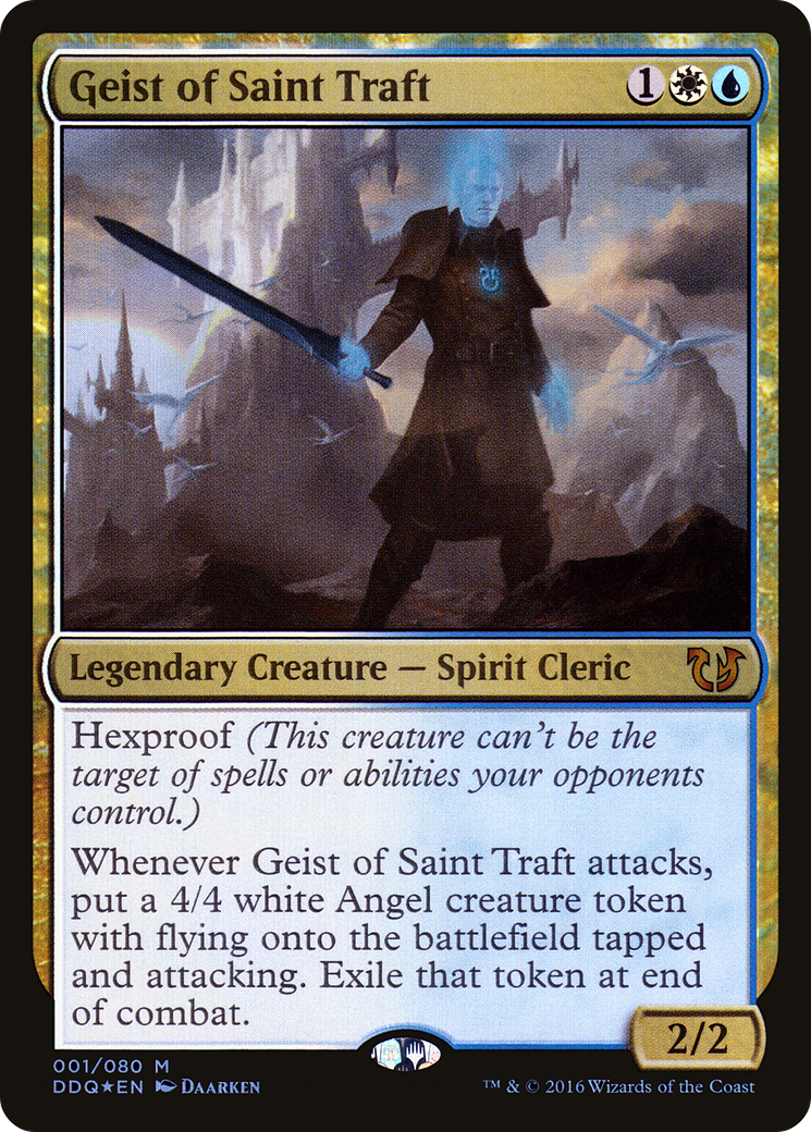 Geist of Saint Traft (DDQ-001) [Duel Decks: Blessed vs. Cursed] Foil
