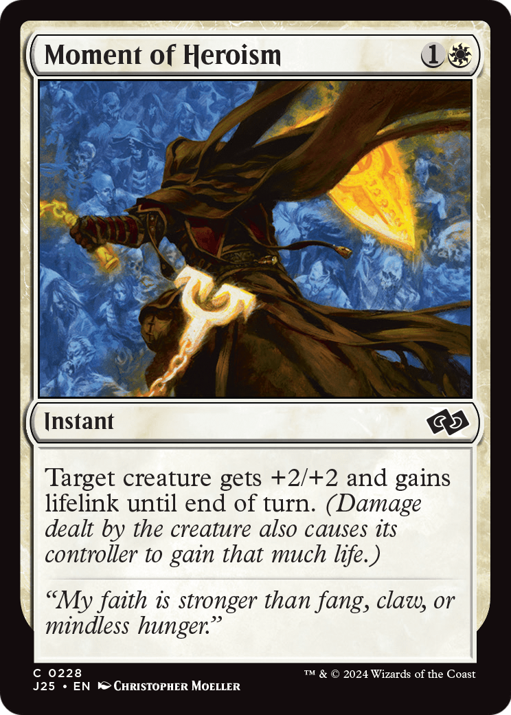 Moment of Heroism (J25-228) [Foundations Jumpstart]