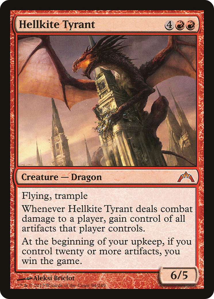 Hellkite Tyrant (GTC-094) [Gatecrash] Foil