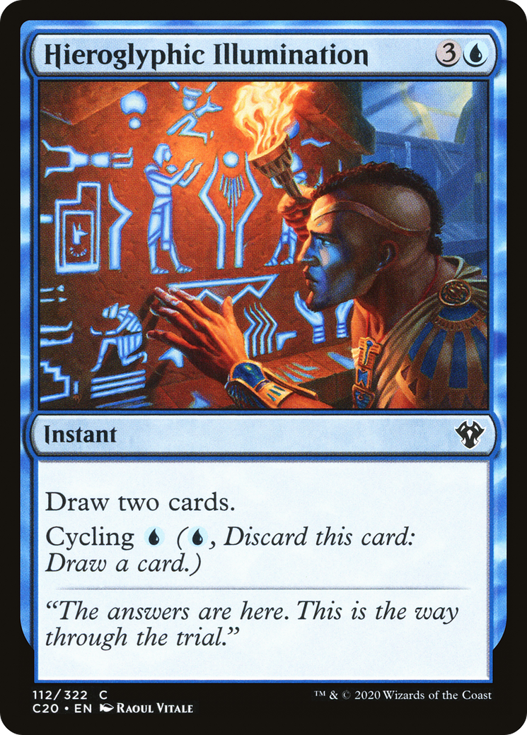 Hieroglyphic Illumination (C20-112) [Commander 2020]