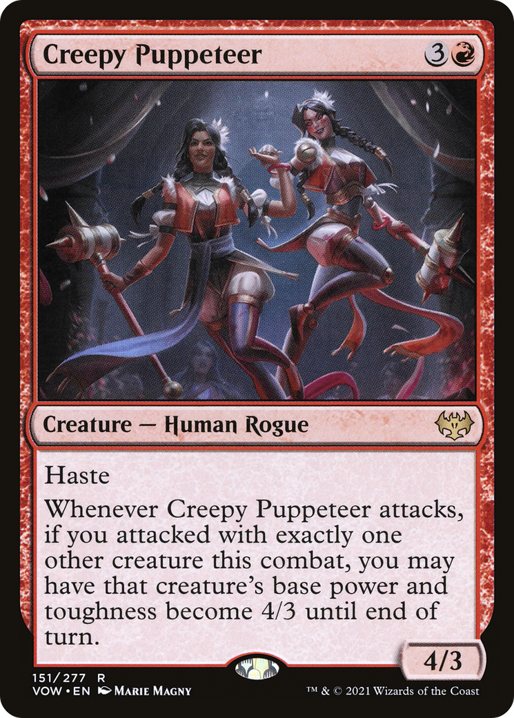 Creepy Puppeteer (VOW-151) [Innistrad: Crimson Vow] Foil
