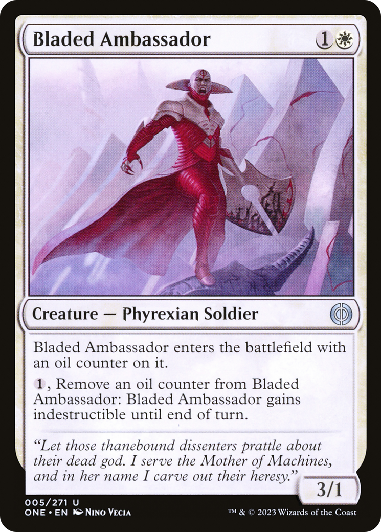 Bladed Ambassador (ONE-005) [Phyrexia: All Will Be One]