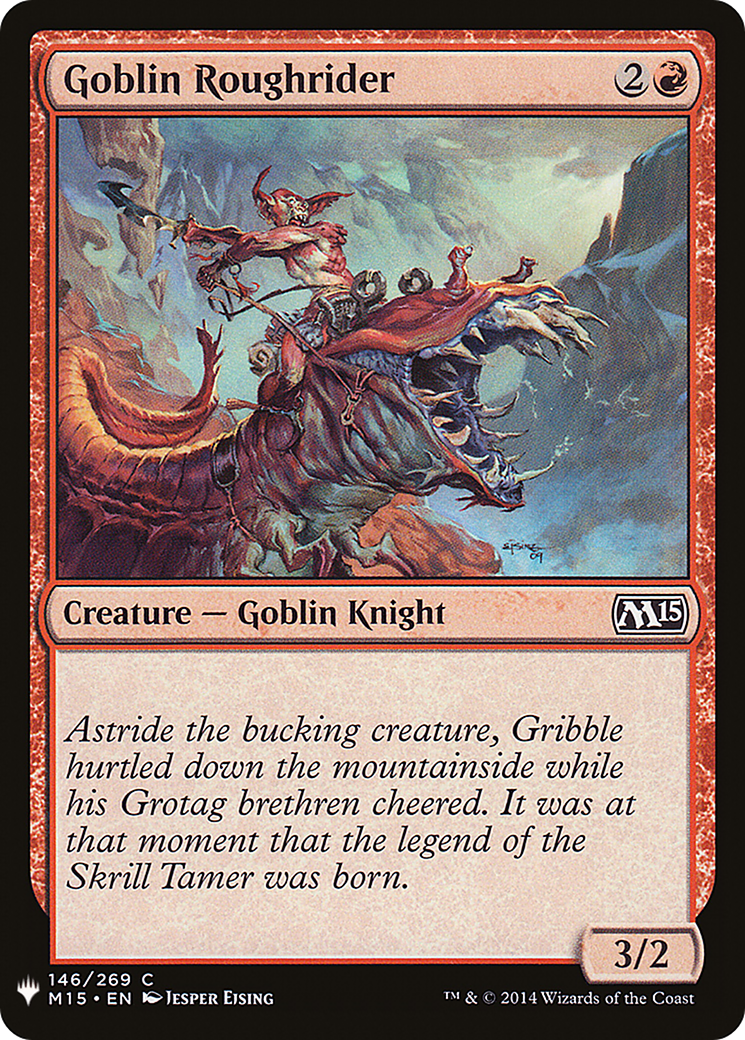 Goblin Roughrider (LIST-M15-146) [The List]