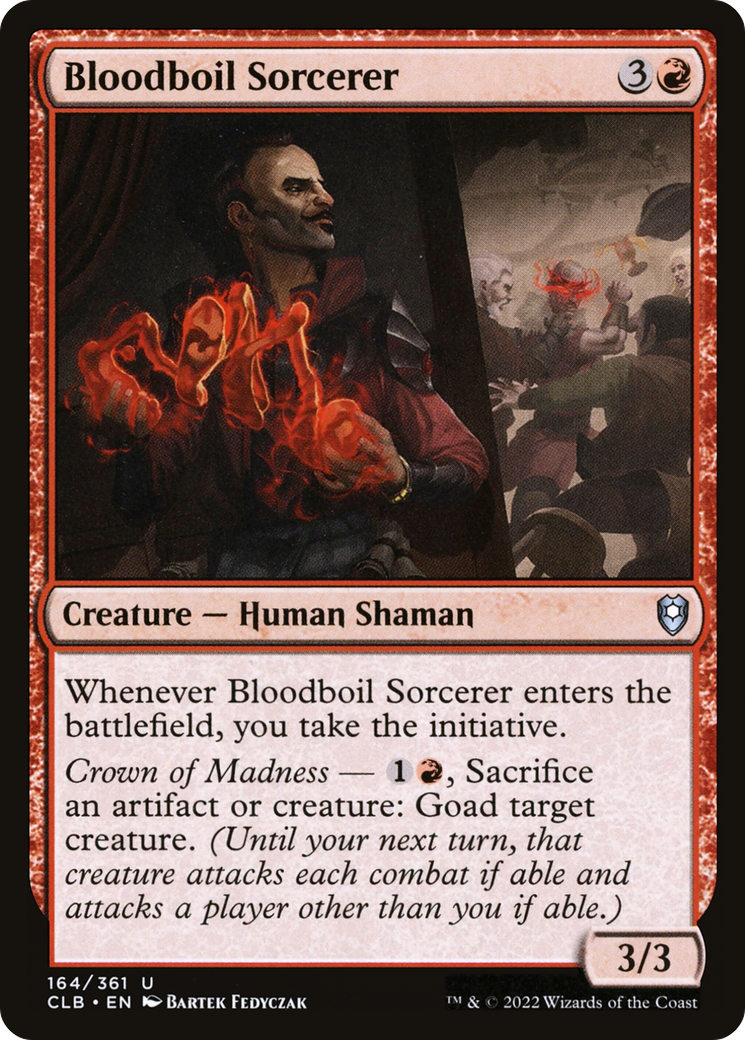 Bloodboil Sorcerer (CLB-164) [Commander Legends: Battle for Baldur's Gate]