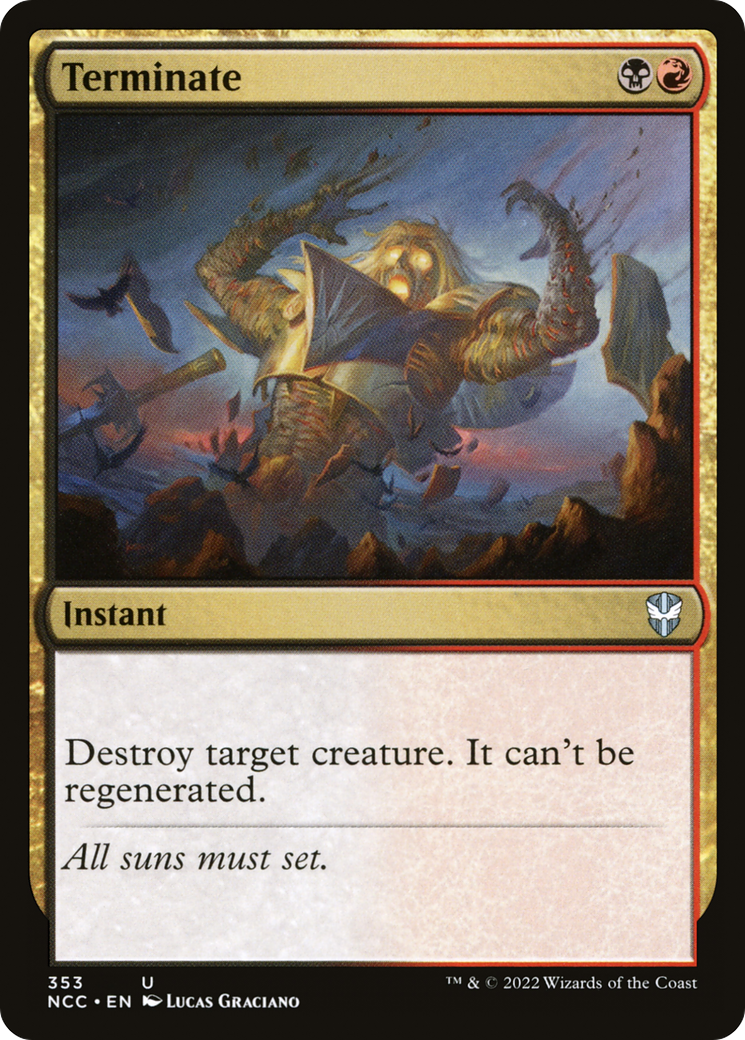 Terminate (NCC-353) [New Capenna Commander]