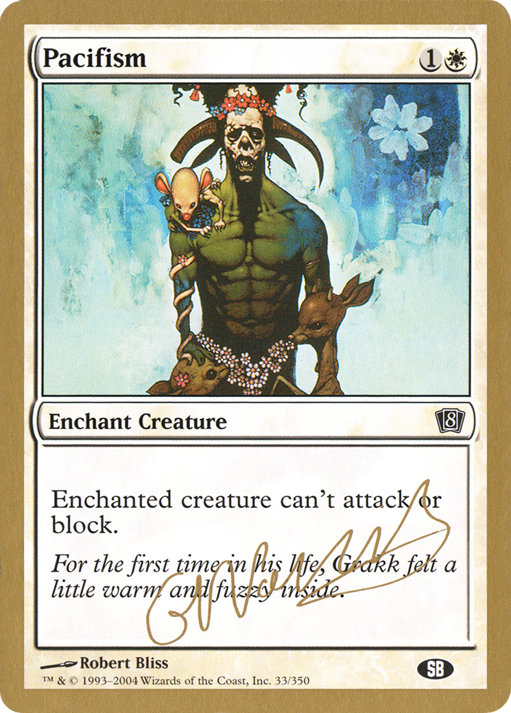 Pacifism - 2004 Gabriel Nassif (8ED) (SB) [World Championship Decks 2004]