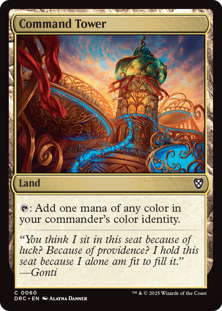Command Tower (DRC-060) [Commander: Aetherdrift]