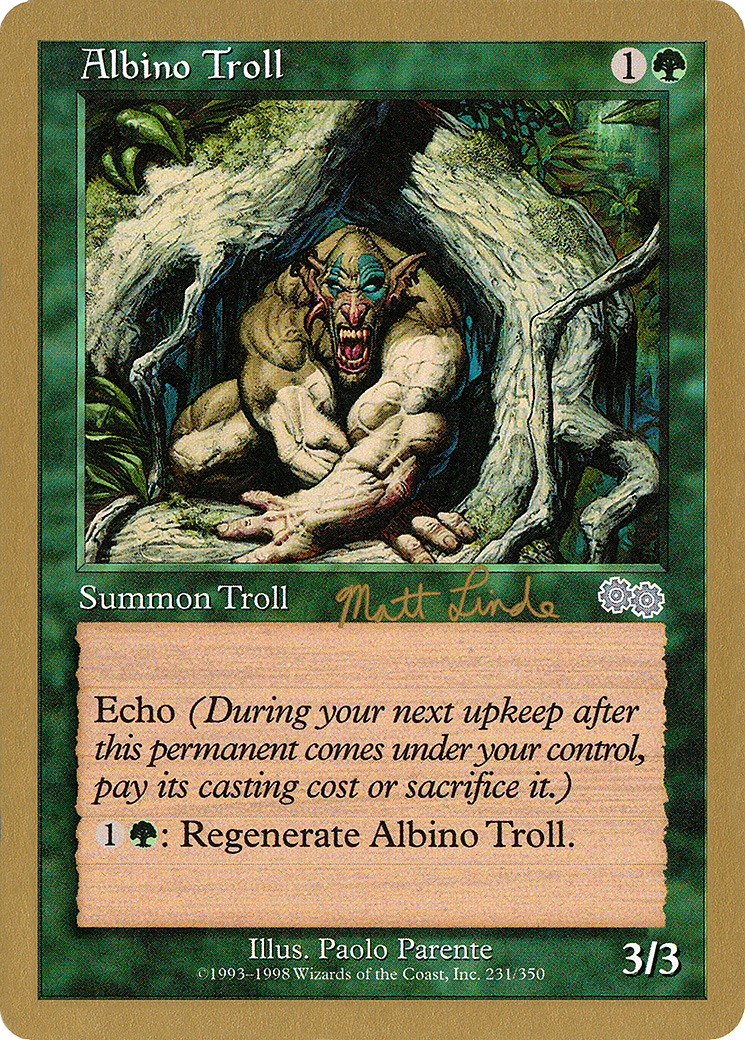 Albino Troll - 1999 Matt Linde (USG) [World Championship Decks 1999]