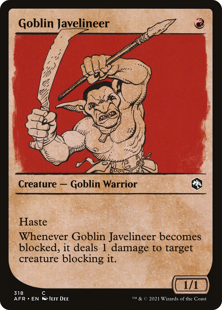 Goblin Javelineer (Showcase) (AFR-318) [Adventures in the Forgotten Realms]