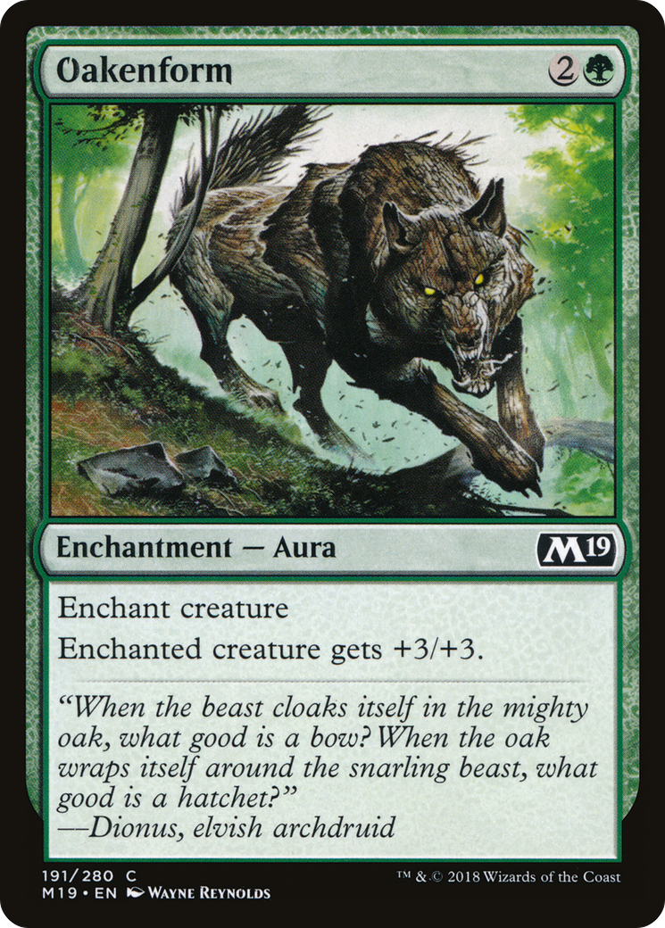 Oakenform (M19-191) [Core Set 2019] Foil