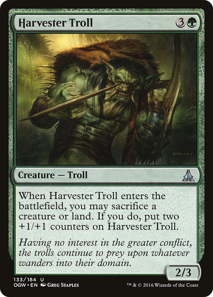 Harvester Troll (OGW-133) [Oath of the Gatewatch] Foil