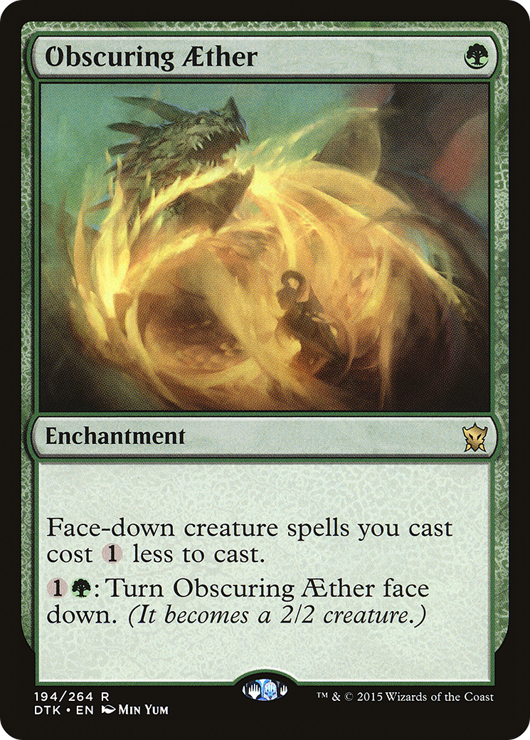 Obscuring Aether (DTK-194) [Dragons of Tarkir] Foil