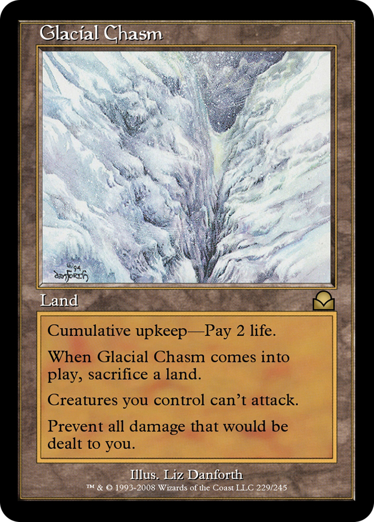 Glacial Chasm (ME2-229) [Masters Edition II] Foil