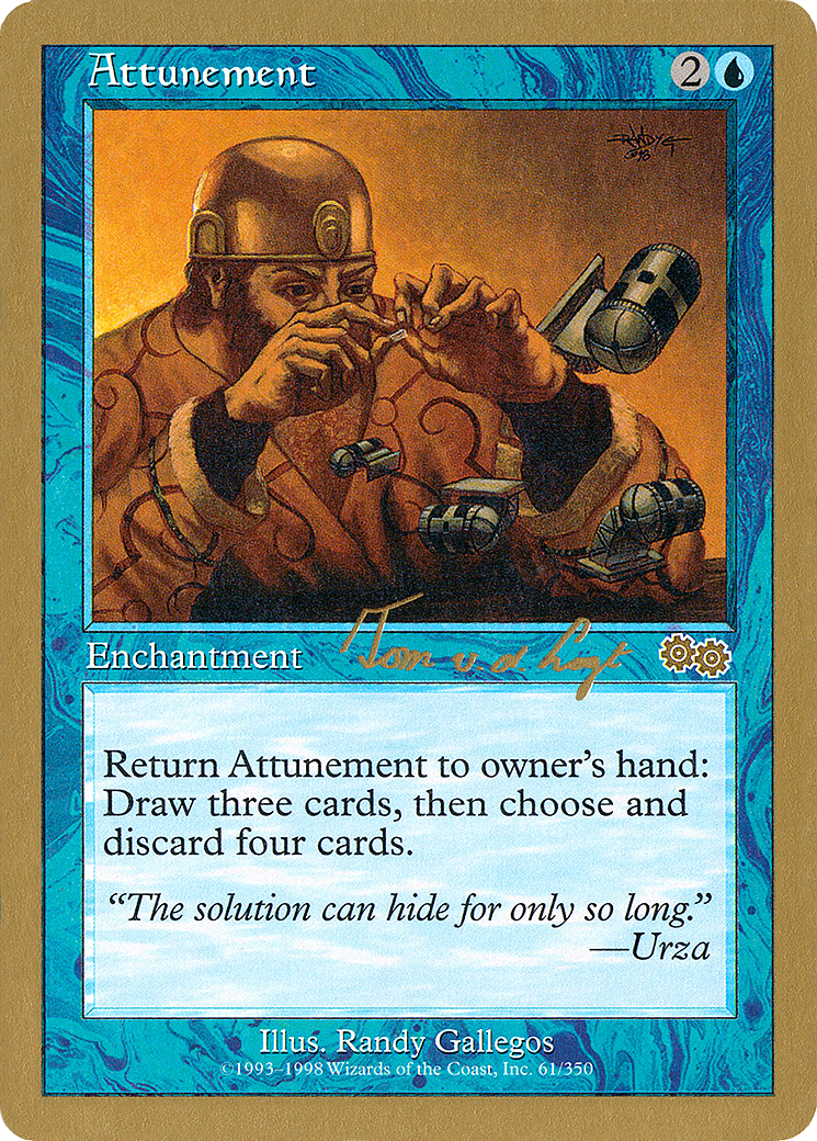 Attunement - 2000 Tom van de Logt (USG) [World Championship Decks 2000]