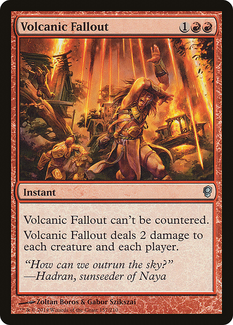 Volcanic Fallout (CNS-157) [Conspiracy] Foil