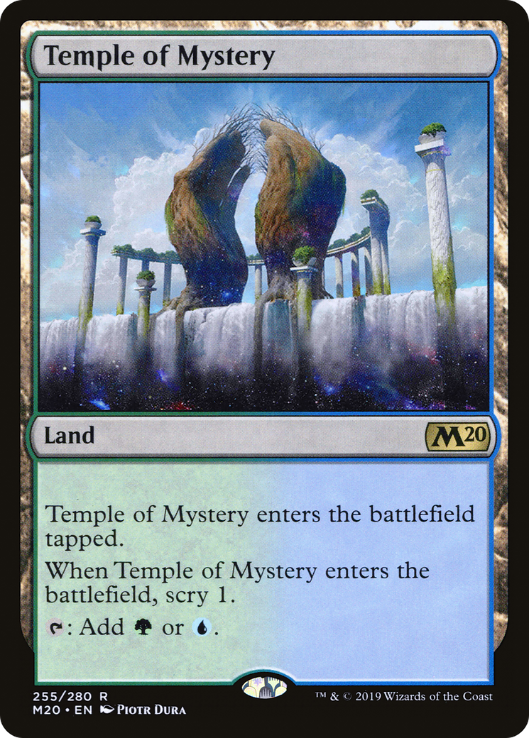 Temple of Mystery (M20-255) [Core Set 2020] Foil
