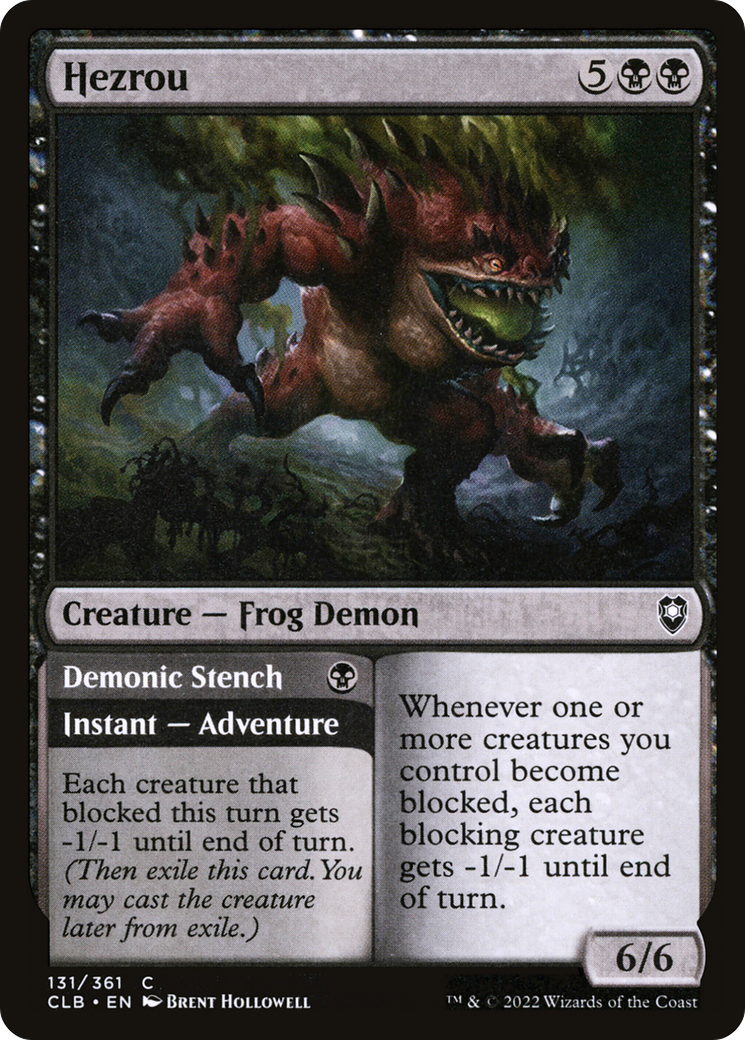 Hezrou (CLB-131) [Commander Legends: Battle for Baldur's Gate] Foil