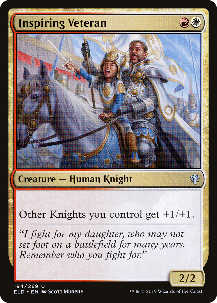 Inspiring Veteran (ELD-194) [Throne of Eldraine]