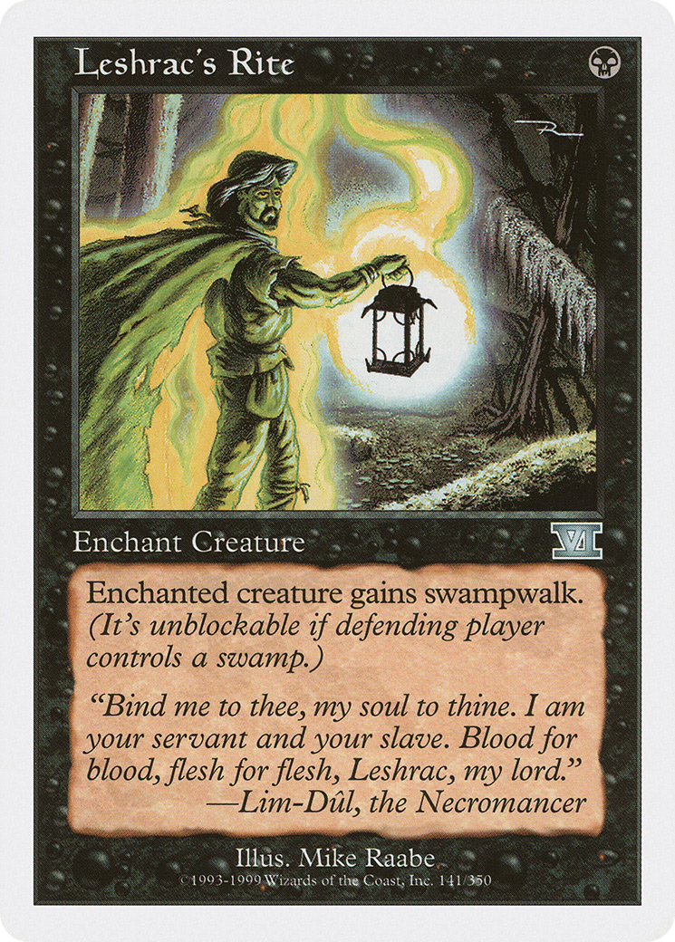 Leshrac's Rite (6ED-141) [Classic Sixth Edition]