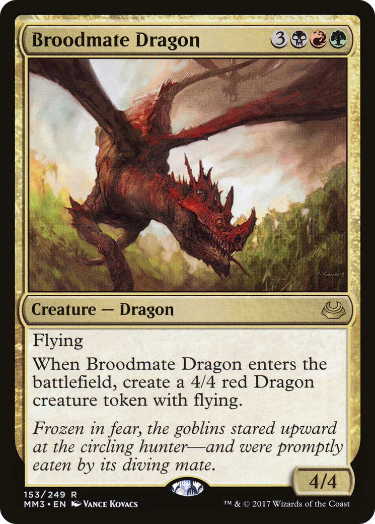 Broodmate Dragon (MM3-153) [Modern Masters 2017]