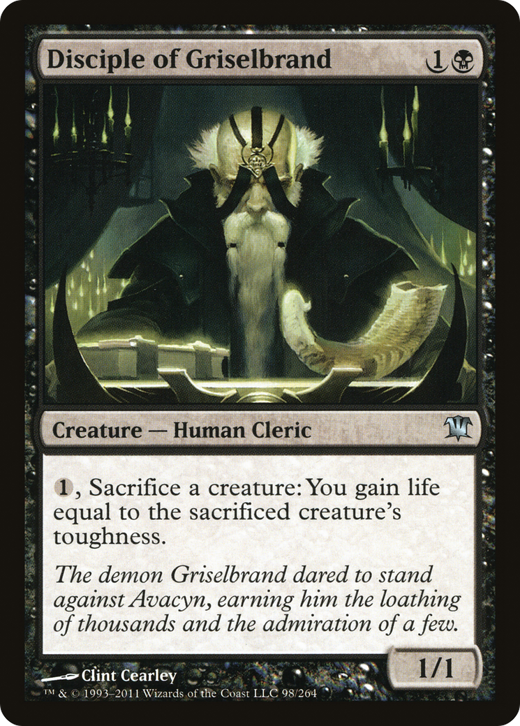 Disciple of Griselbrand (ISD-098) [Innistrad] Foil