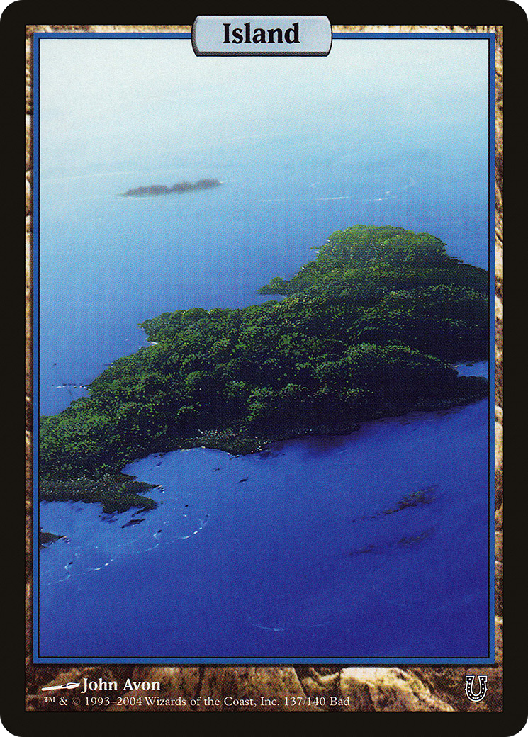 Island - Full Art (UNH-137) [Unhinged]