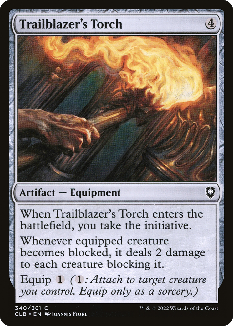 Trailblazer's Torch (CLB-340) [Commander Legends: Battle for Baldur's Gate] Foil