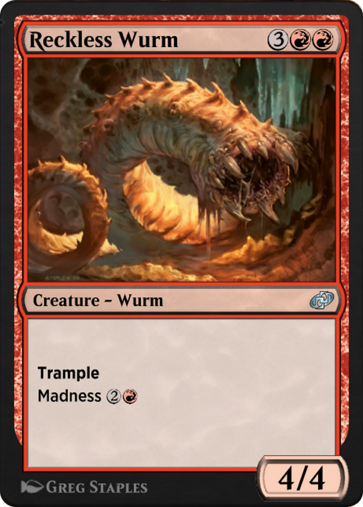 Reckless Wurm (J21-502) [Jumpstart: Historic Horizons]