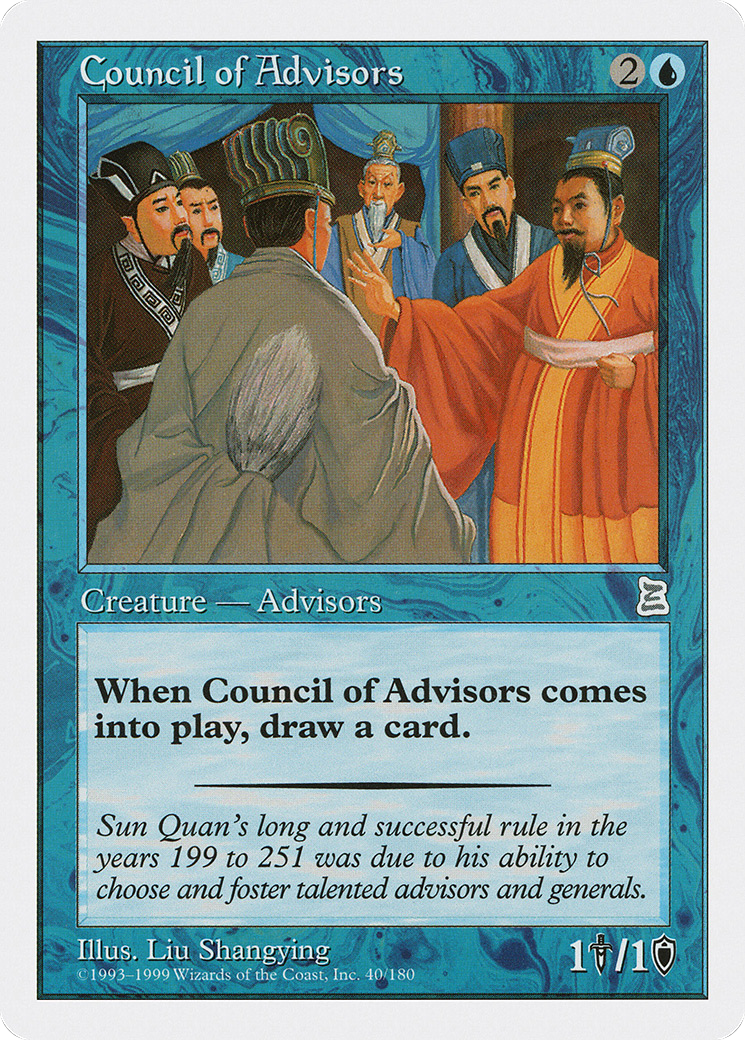 Council of Advisors (PTK-040) [Portal Three Kingdoms]