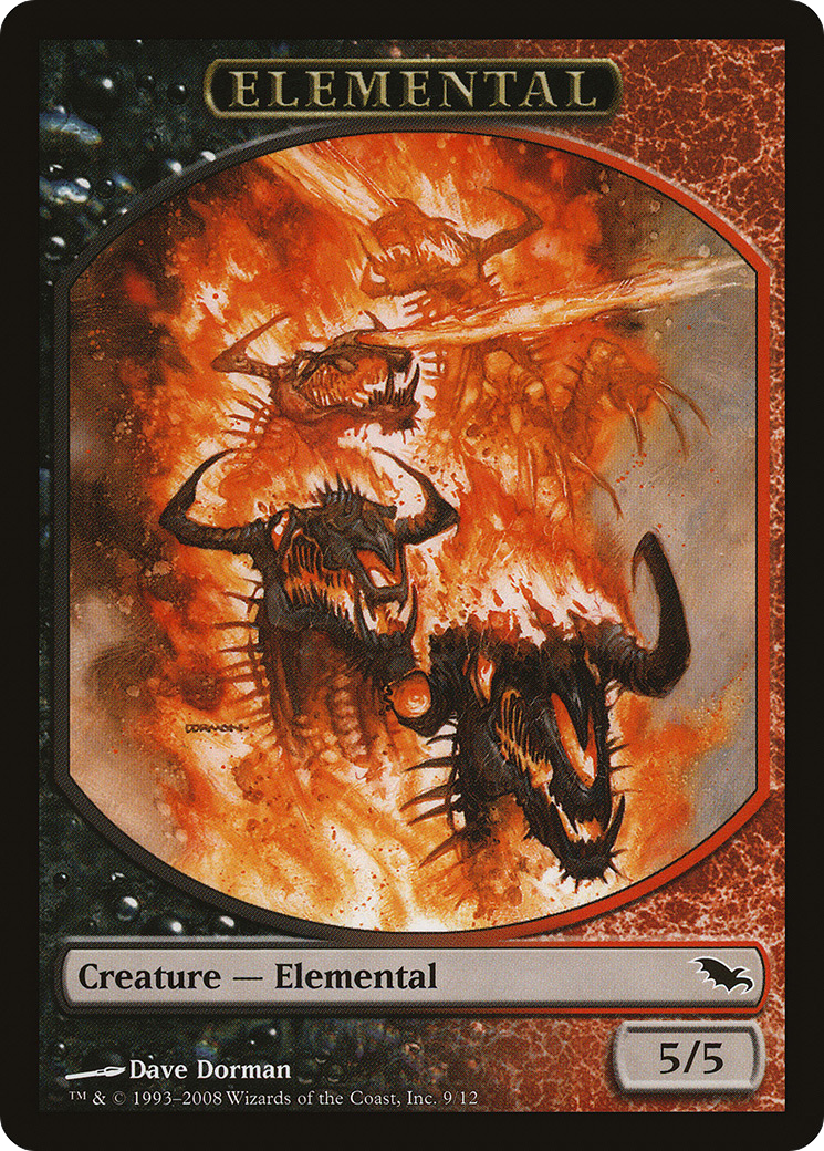 Elemental Token (SHM-009) [Shadowmoor Tokens]