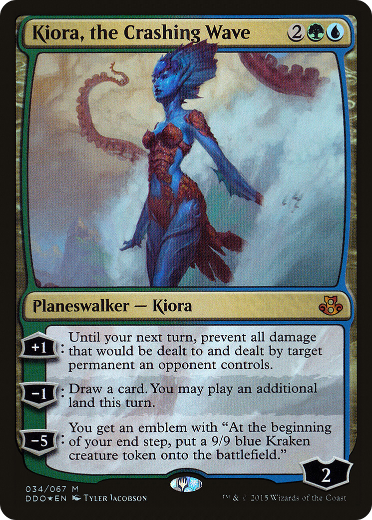 Kiora, the Crashing Wave (DDO-034) [Duel Decks: Elspeth vs. Kiora] Foil