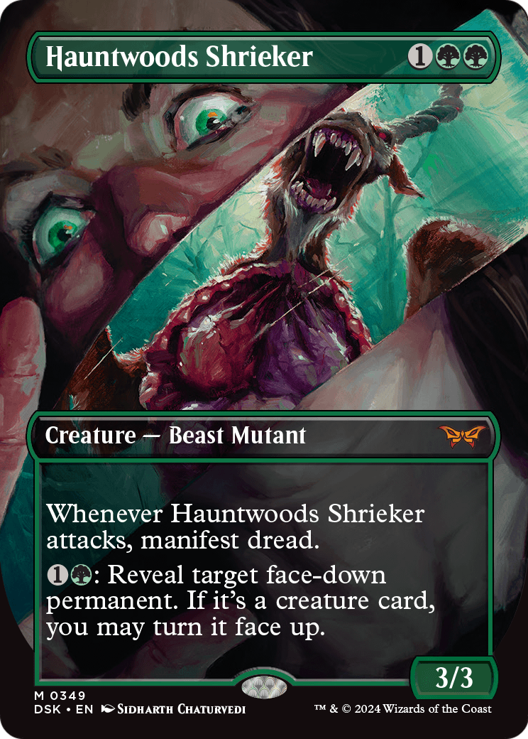 Hauntwoods Shrieker (Borderless) (DSK-349) [Duskmourn: House of Horror]