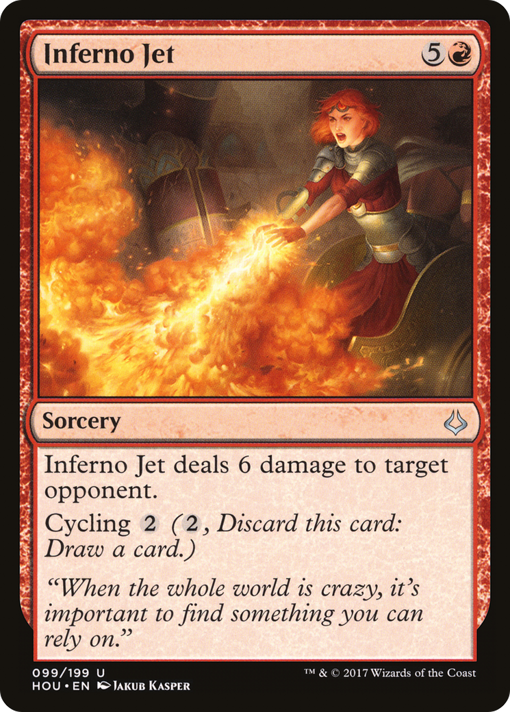 Inferno Jet (HOU-099) [Hour of Devastation] Foil
