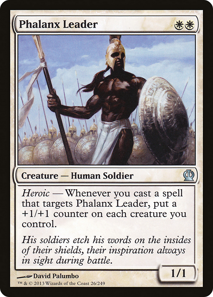 Phalanx Leader (THS-026) [Theros] Foil