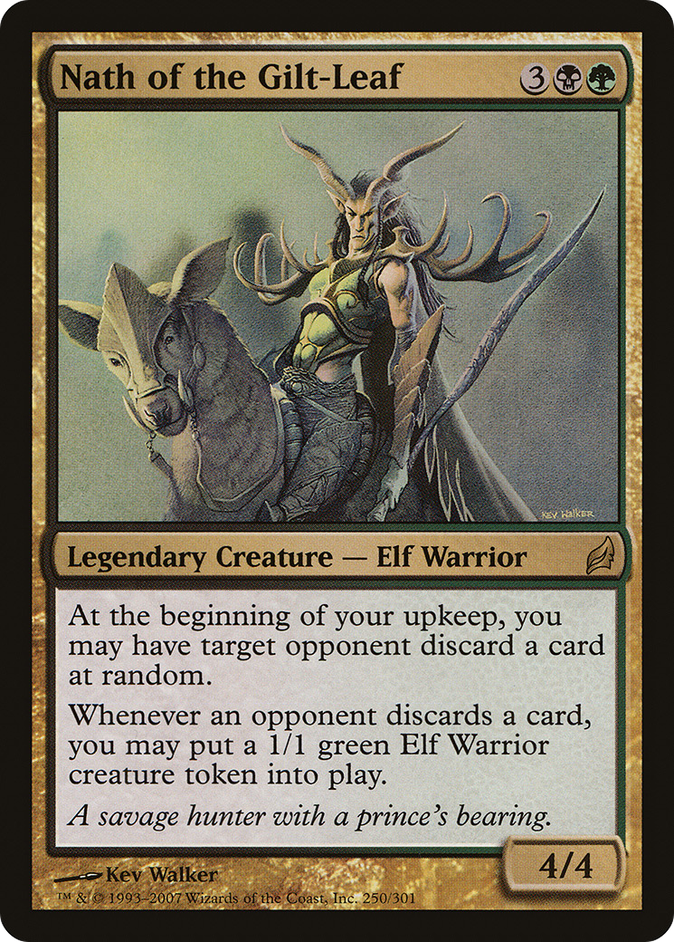 Nath of the Gilt-Leaf (LRW-250) [Lorwyn] Foil