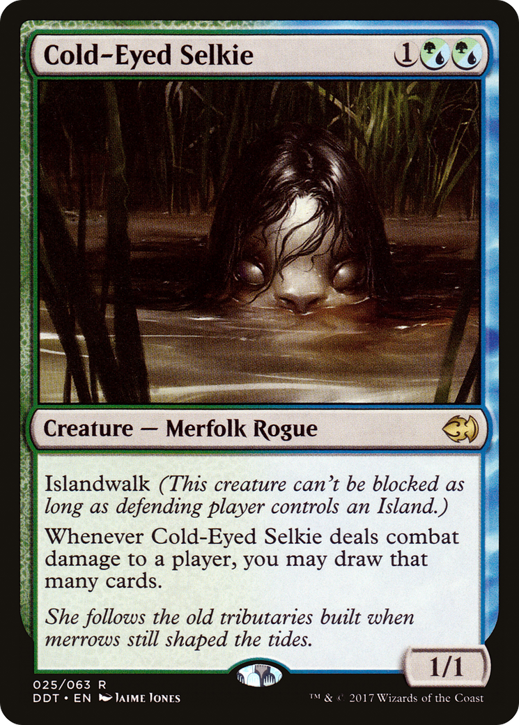 Cold-Eyed Selkie (DDT-025) [Duel Decks: Merfolk vs. Goblins]