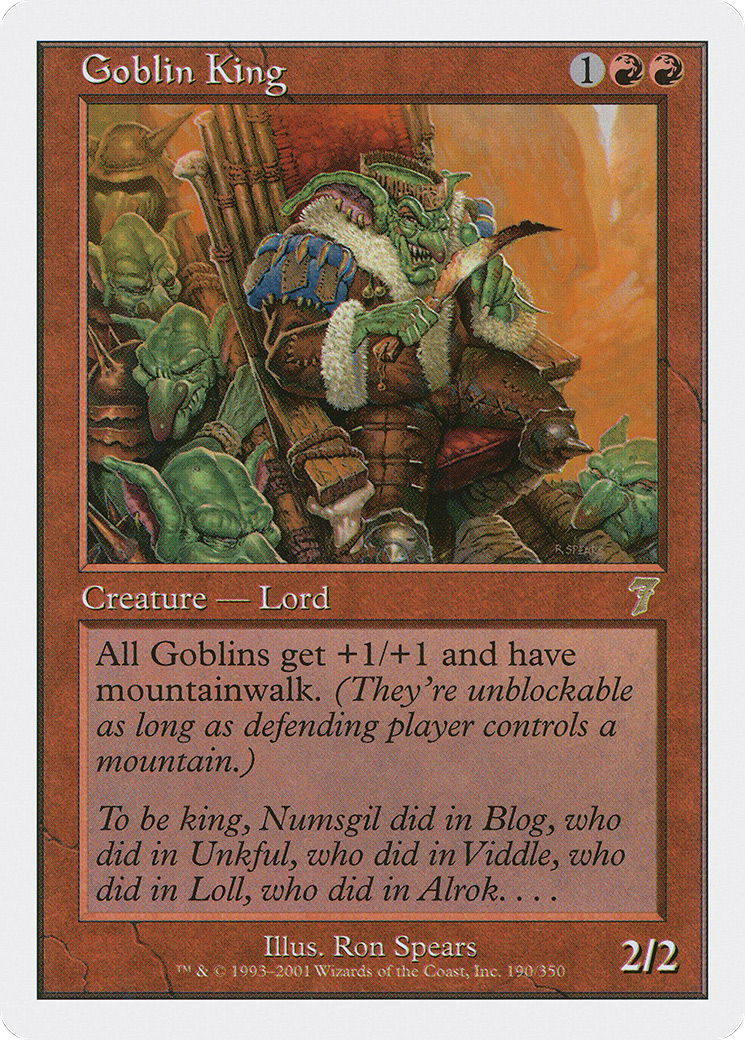 Goblin King (7ED-190) [7th Edition] Foil