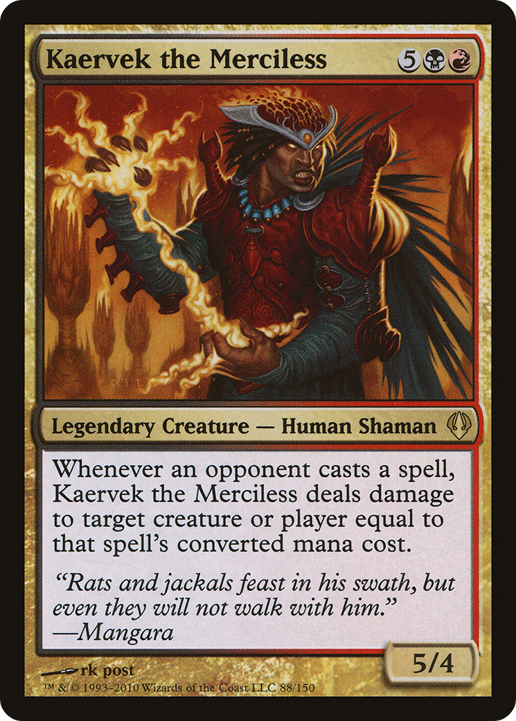 Kaervek the Merciless (ARC-088) [Archenemy]