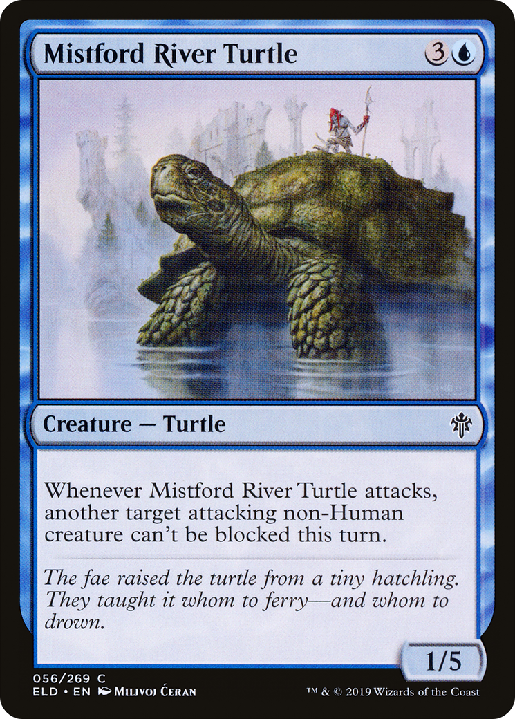 Mistford River Turtle (ELD-056) [Throne of Eldraine]